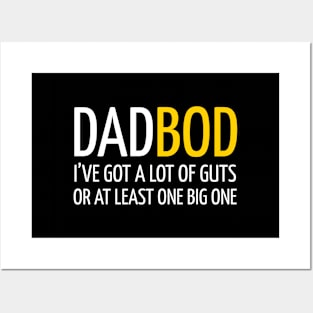 DAD BOD I’VE GOT A LOT OF GUTS OR A LEAST ONE BIG ONE Posters and Art